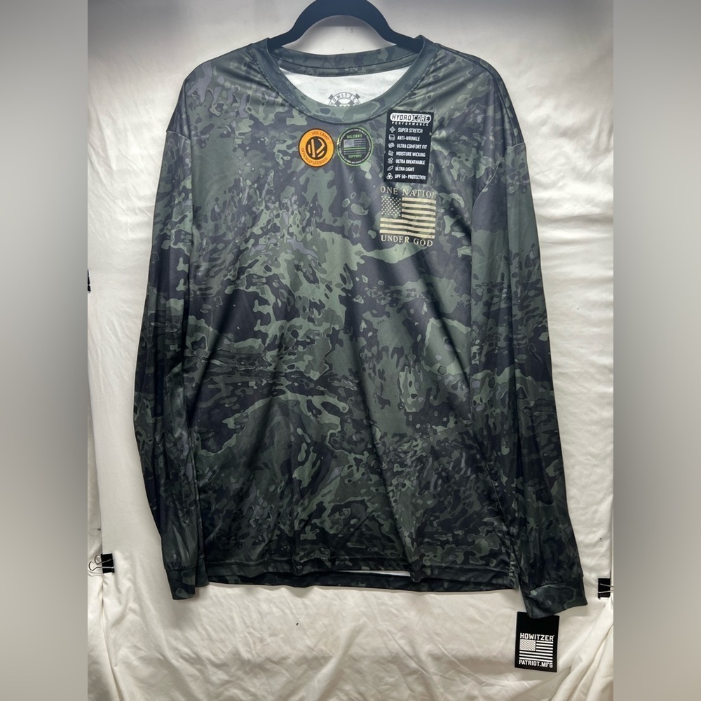CAMO BY HOWITZER Long Sleeve Tee Sz‎ 2xl. NWT